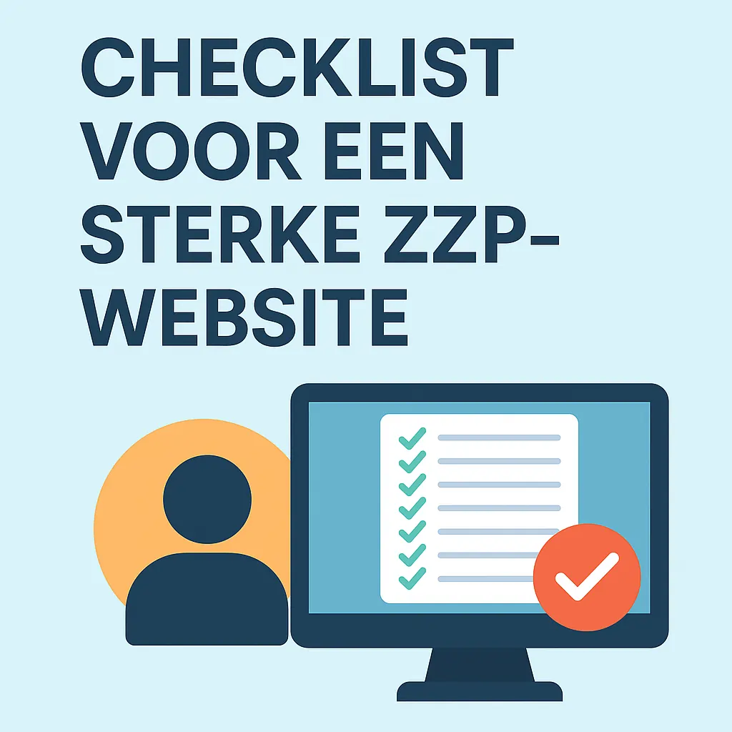 Checklist voor een sterke zzp website