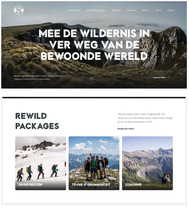 Design van Nick voor nieuwe re-wild