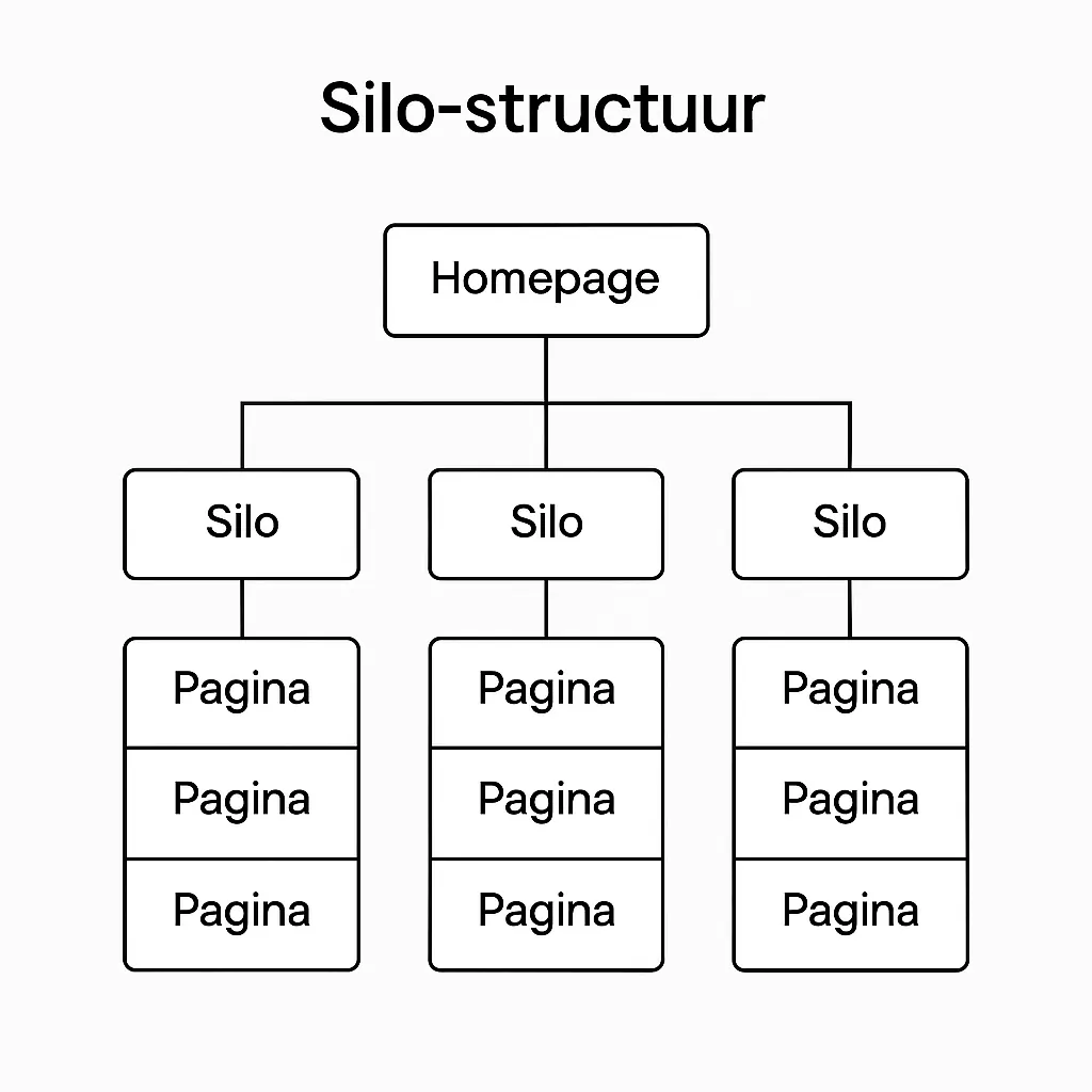 Interne linkstructuur silo