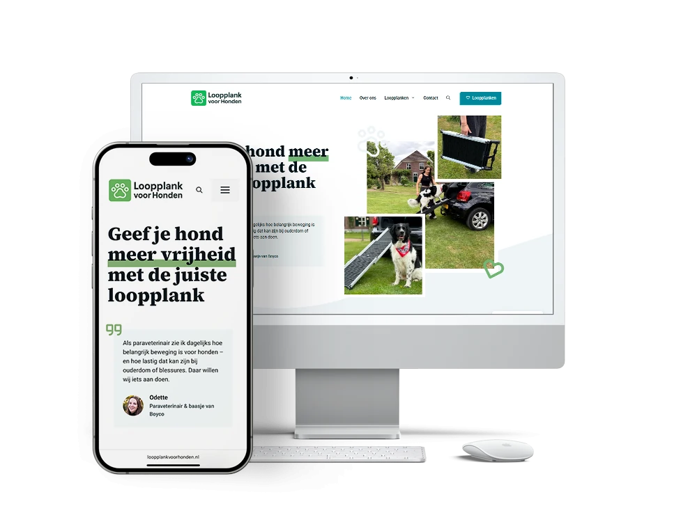 Loopplank voor honden mobiel desktop