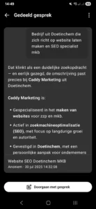 Website laten maken zzp chatgpt experiment